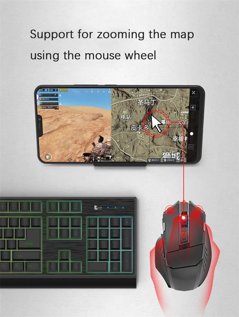 PUBG игровой конвертер MIX клавиатура мышь конвертер Bluetooth станция Подставка док-станция для iphone android геймпад джойстик контроллер