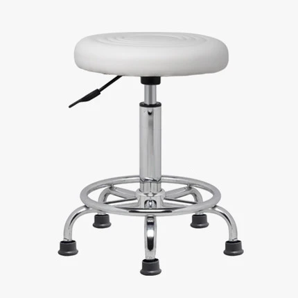 

Round Swivel Chair Lifting Adjustable Height Rotatable Chair Office/Bar/Hair Salon/Reception Stool Simple Design 12 Colors