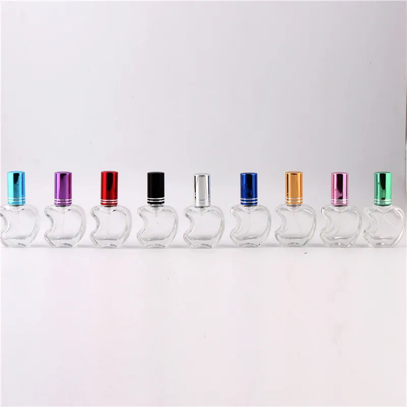 Beauty 10 Colors Stylish 10ml Unique Mini Glass Perfume Bottles With Spray Lovely Apple Style Refillable Parfum Atomizer | Красота и