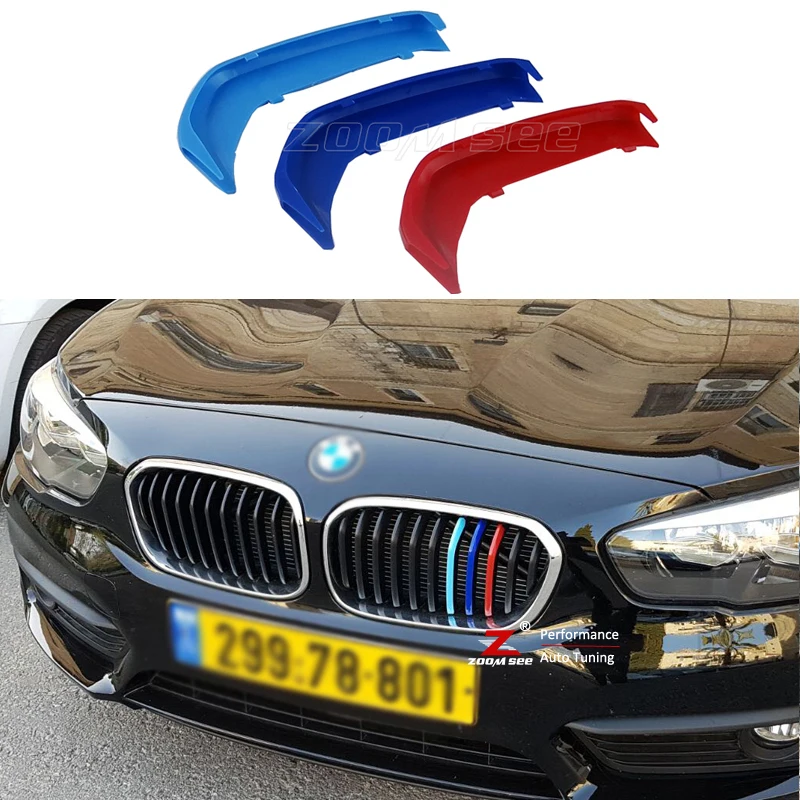 Аксессуары для BMW 1 серии E81 E87 E82 E88 F20 F21 передняя решетка радиатора полосы