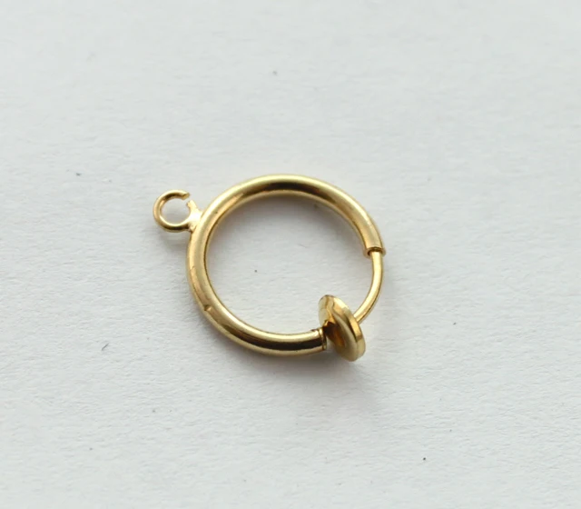 20 шт. пружинные серьги клипсы золотого цвета 13 мм #22782|earrings ball|earring angelearring clip on |