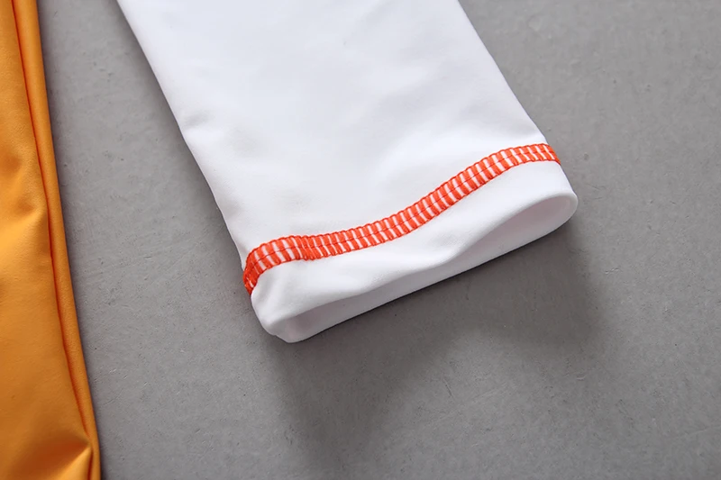 Детский купальный костюм из двух предметов для мальчиков с длинными рукавами и