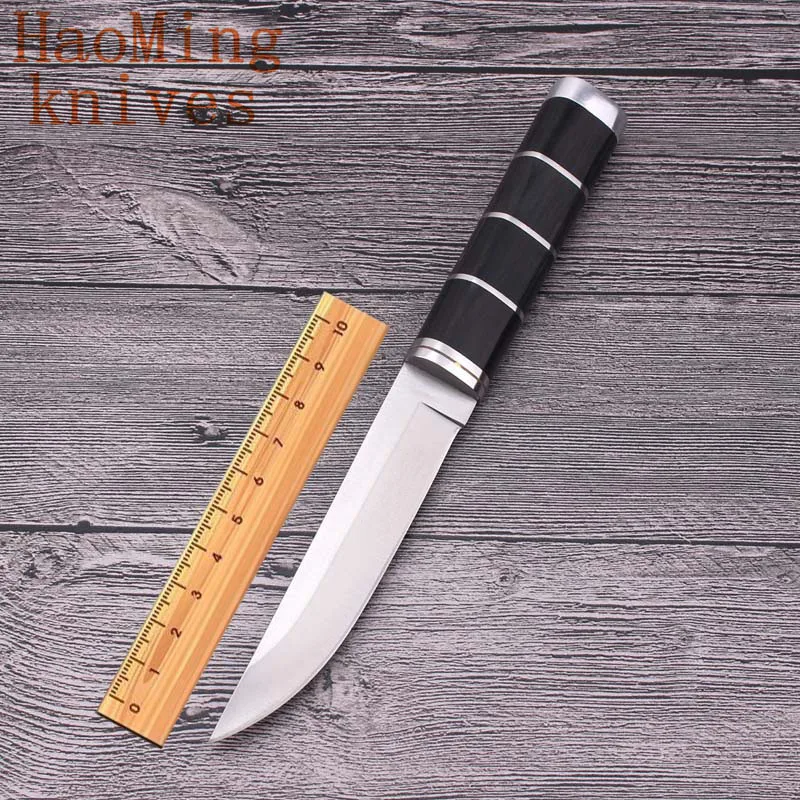 Практичный Тактический фиксированный нож для выживания на природе портативный