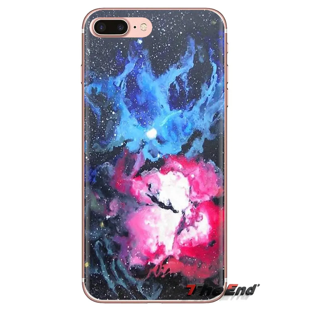 Прозрачный мягкий чехол для iPod Touch Apple iPhone 4 4S 5 5S SE 5C 6 6S 7 8 X XR XS Plus MAX triyota Nebula Moon Space -