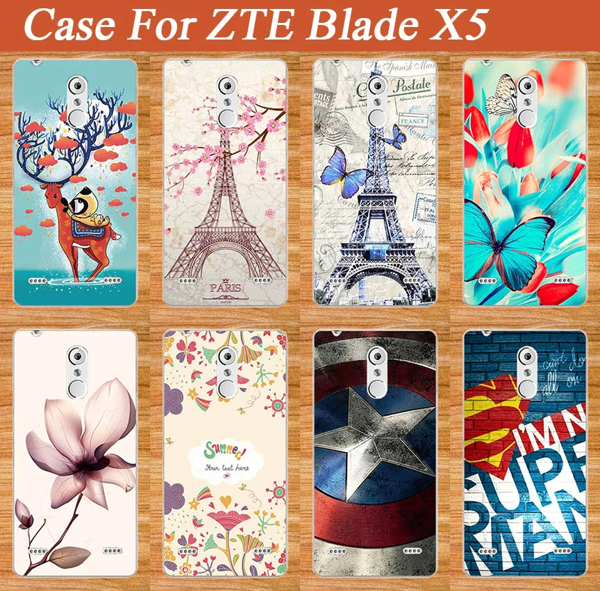 Для ЖК дисплея ZTE Blade X5 D3 чехол идеального дизайна высокого качества мягкий с