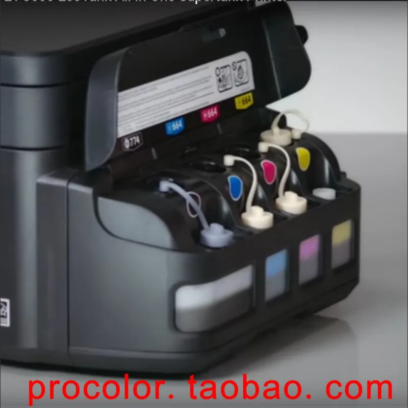 

PROCOLOR T7741 pigmet ink 664 CISS dye ink refill kit For Epson Expression ET-3600 ET 3600 4550 ET-4550 ET4550 inkjet printer