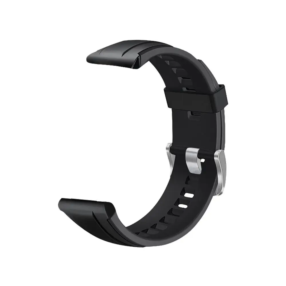Черный Сменный силиконовый ремешок для наручных часов для huawei Watch GT/GT Active 46 мм/Honor Magic Band Smartwatch ремешок для наручных часов - Цвет: Черный