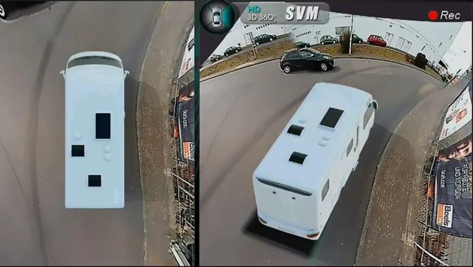 Система наблюдения за птицами для RV P/motorhome/Camper HD 3D 1080 Surround View system 360 p DVR g-сенсор
