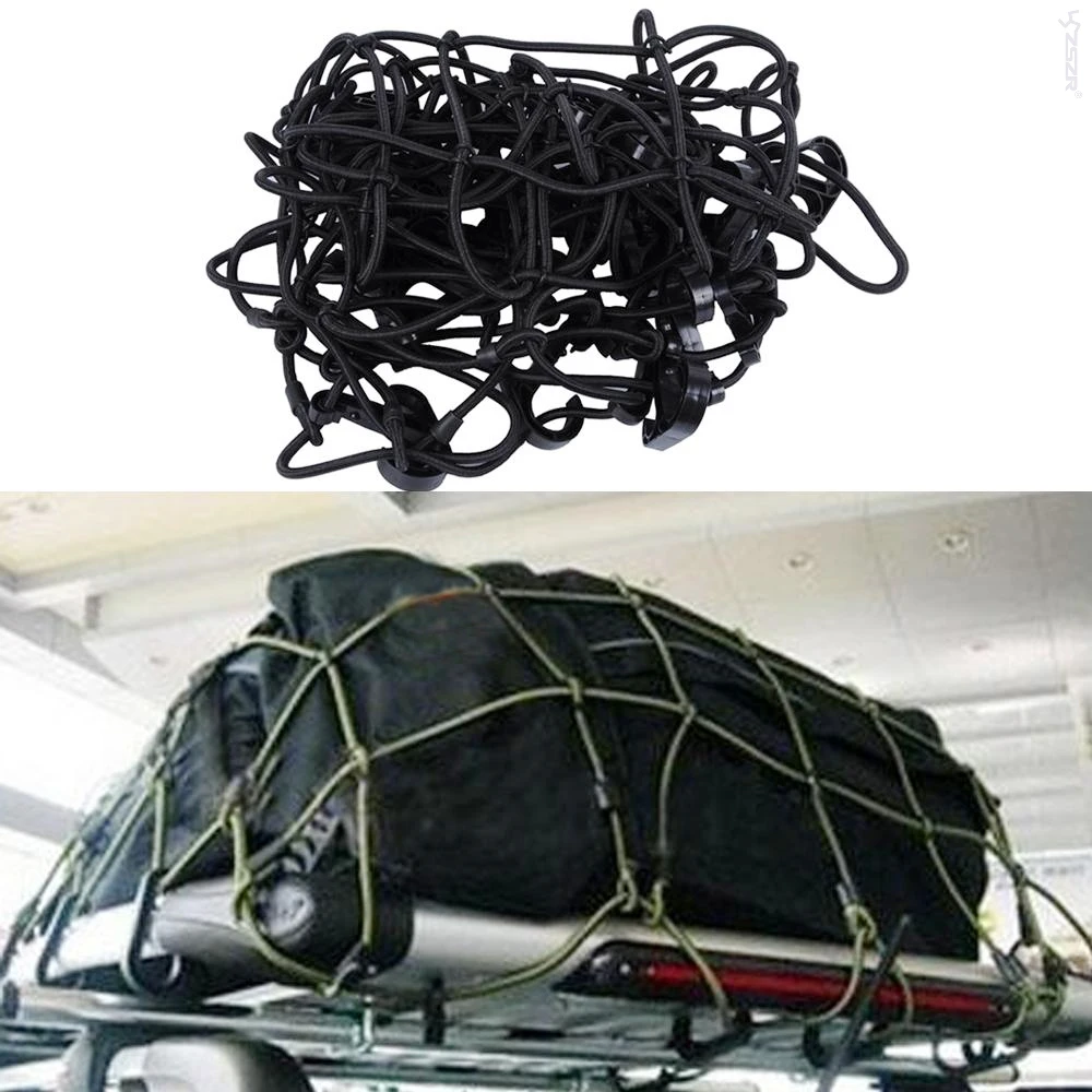 ArmyGreen, диаметр 10 мм, автомобильная карго-корзина, эластичная сетка, эластичная, на крышу автомобиля, крышка для багажника Z2AAE034