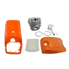 Комплект верхней крышки двигателя и воздушного фильтра с 45 мм цилиндрическая булавка, подходит для пилы 5200 52cc