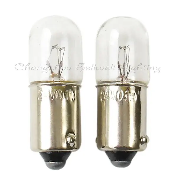 Бесплатная доставка 24v 0.1a Ba9s T10x28 Новинка! Миниатюрные лампочки A373|miniature bulb|miniature