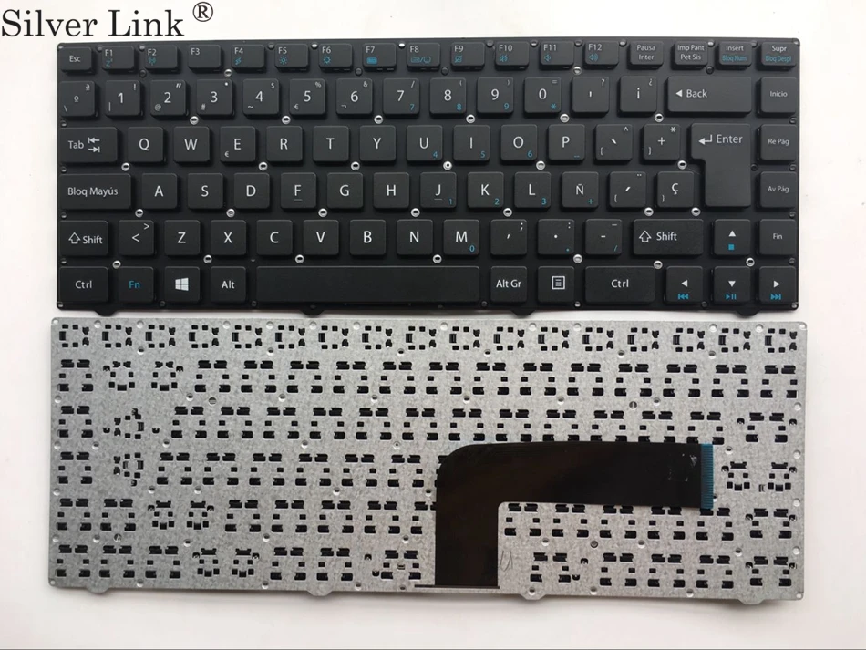 SP испанская клавиатура для DNS Pegatron B14Y B34FD (0150931) MP 11P53 черная ноутбука