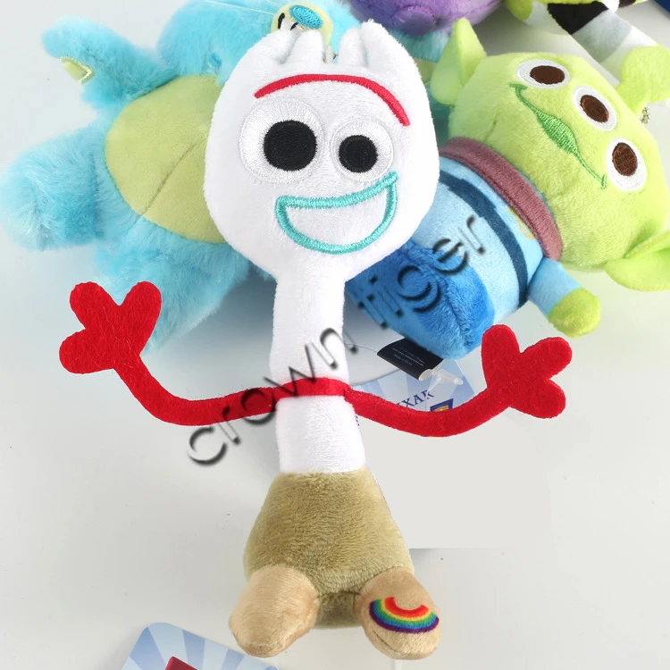 Прямая поставка из фильма плюшевые игрушки Forky Bunny Alien Buzz Lightyear Bear мягкая плюшевая кукла Фигурка мультяшная игрушка брелок