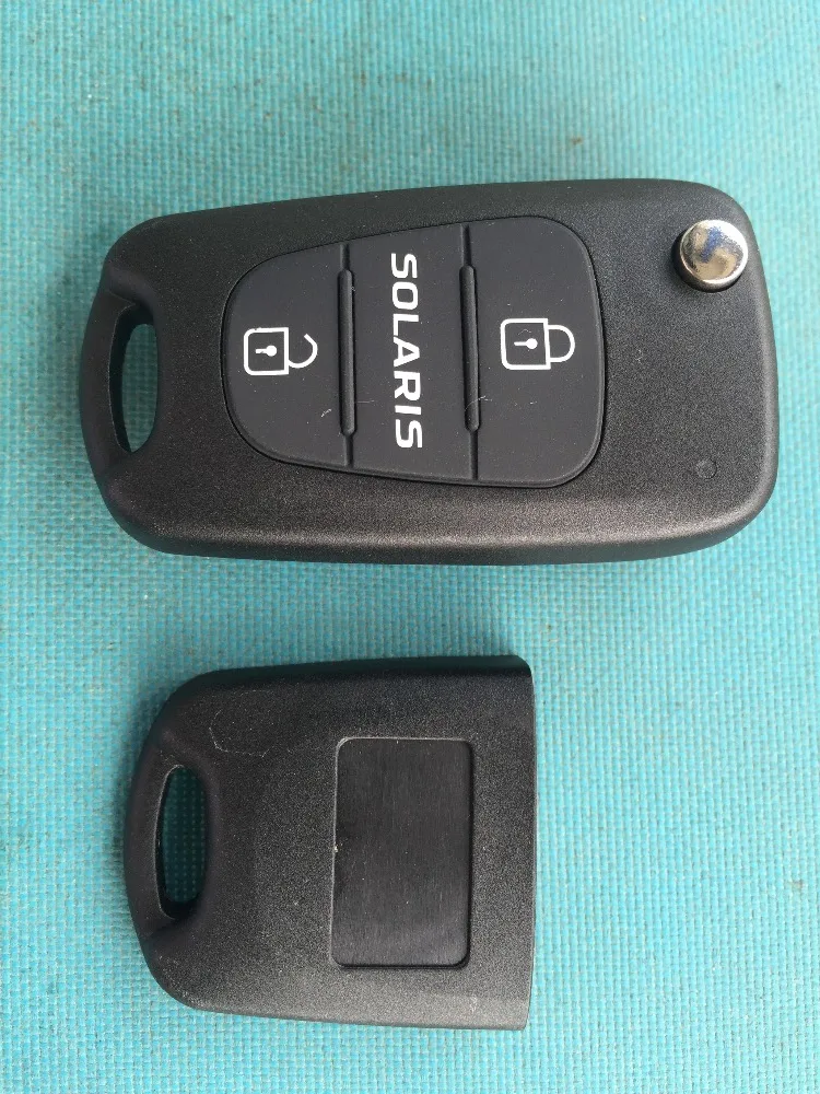 1Pc Replacement 3 Buttons Flip Remote Key Shell Fit For Hyundai Solaris Fob Accessories Kia Case Folding Car | Автомобили и