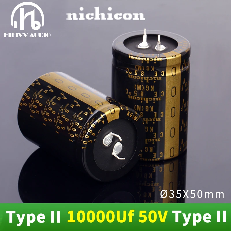 Hifi nichicon KG для аудио 10000 мкФ 50V электролитический конденсатор 2 шт 50v Type II|capacitor