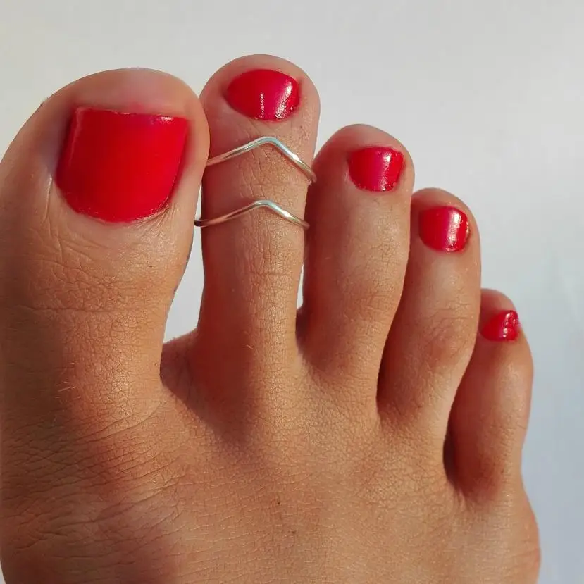 2019 простой сплава кольцо для пальца ноги Для женщин пляж ювелирное изделие