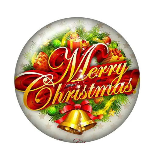M Merry Christmas Elk 10 шт. смешанный 12 мм/16 мм/18 мм/25 мм круглый стеклянный кабошон demo плоский задний вывод ZB0434 - Цвет: M
