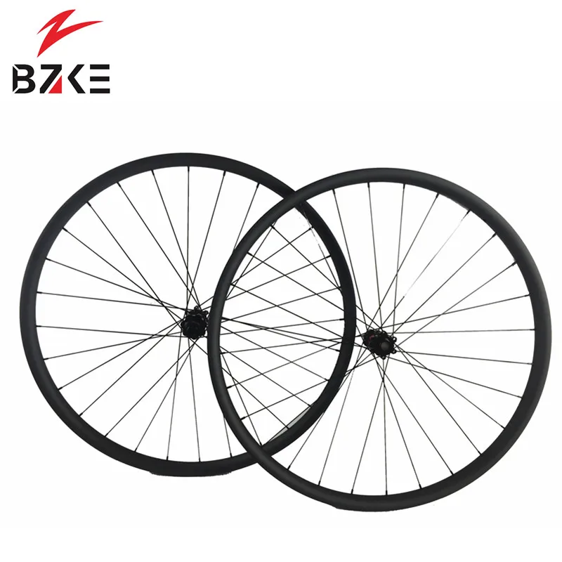 BZKE Углеродные mtb велосипедные колёса 29er клинчер 35 мм ширина горный велосипед