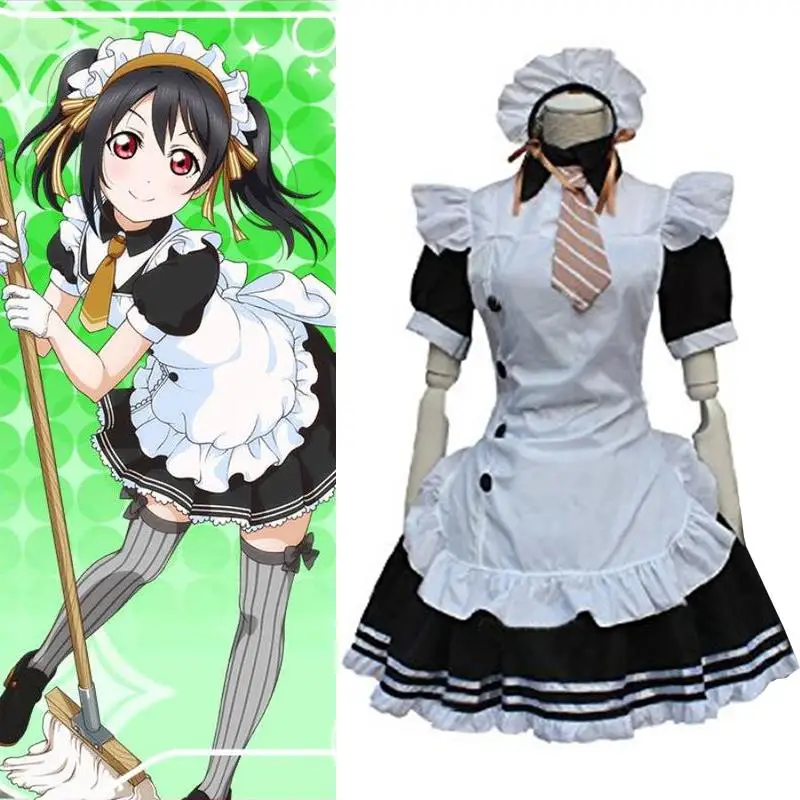 Love Live! 2018 проект кумир школы Nico Yazawa Косплэй костюм кафе бар Услуги Униформа