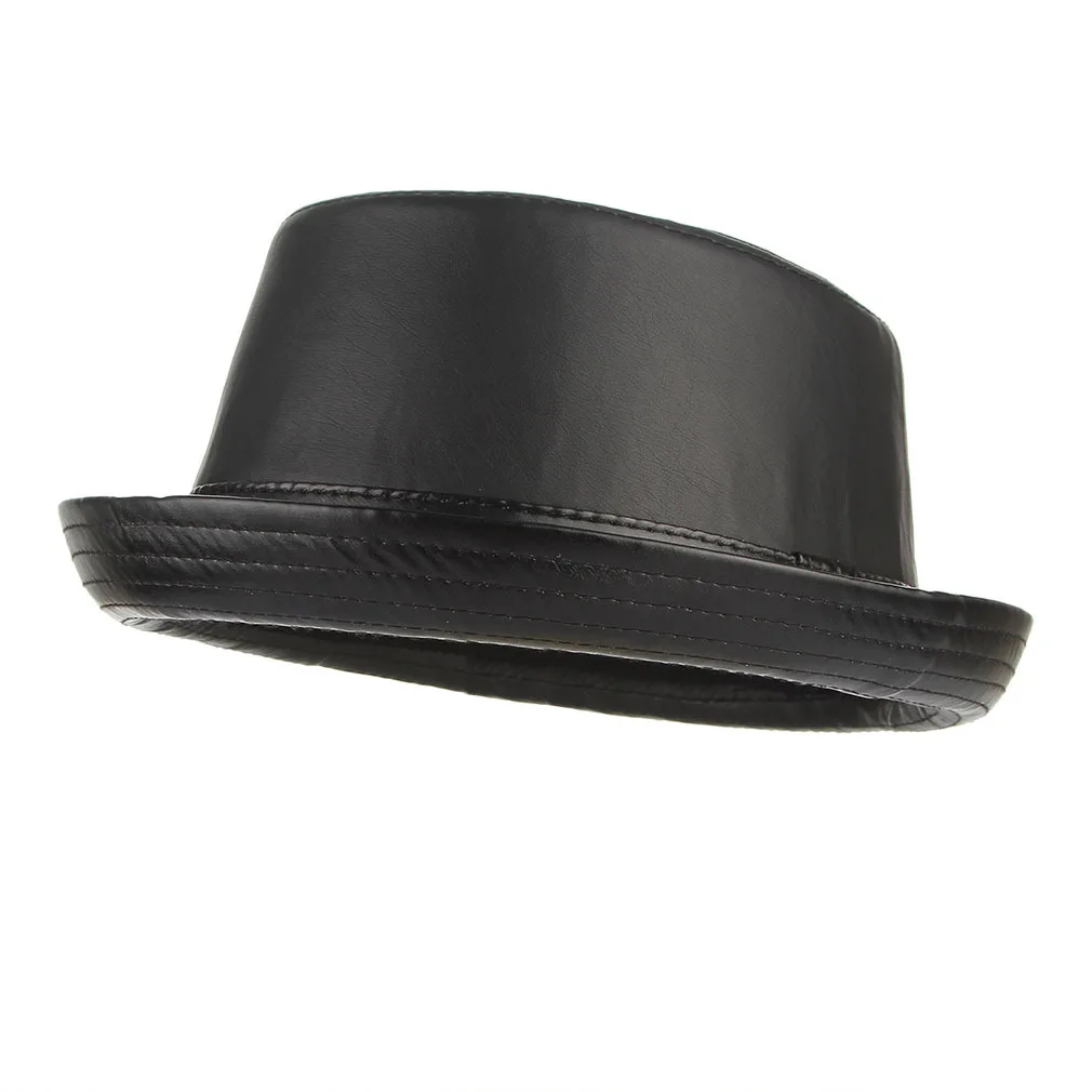 Кепка мужская Европейская и американская из искусственной кожи для завивки