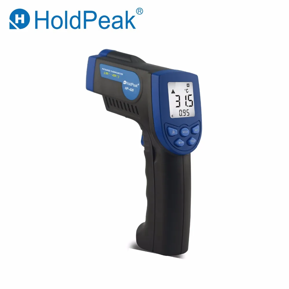 HoldPeak HP 420 цифровой инфракрасный термометр бесконтактный температурный прибор 30