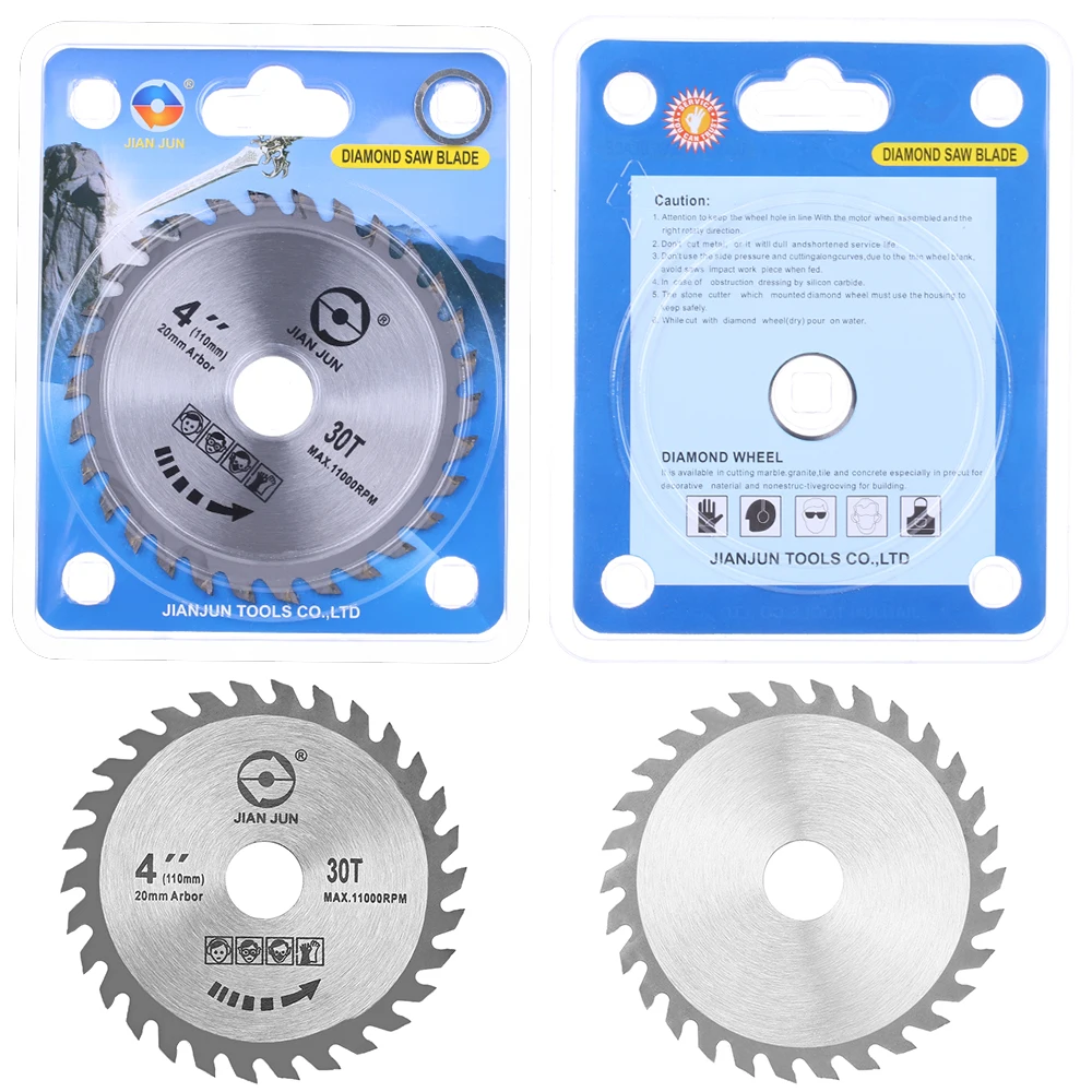 4&quot 30/40Teeth Circular Saw Blade Multitool Grinder Disc Carbide Tipped Wood Cutting Power Tool Accessories | Инструменты