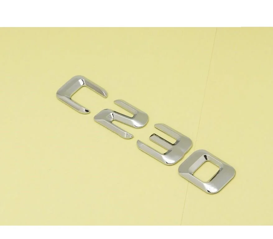 Хромированный 3D ABS пластиковый автомобильный багажник задние буквы значок