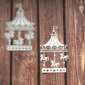 Милая карусель Whirligig металлические режущие штампы трафареты для DIY скрапбукинга декоративные тисненые бумажные карты ручной работы высечки