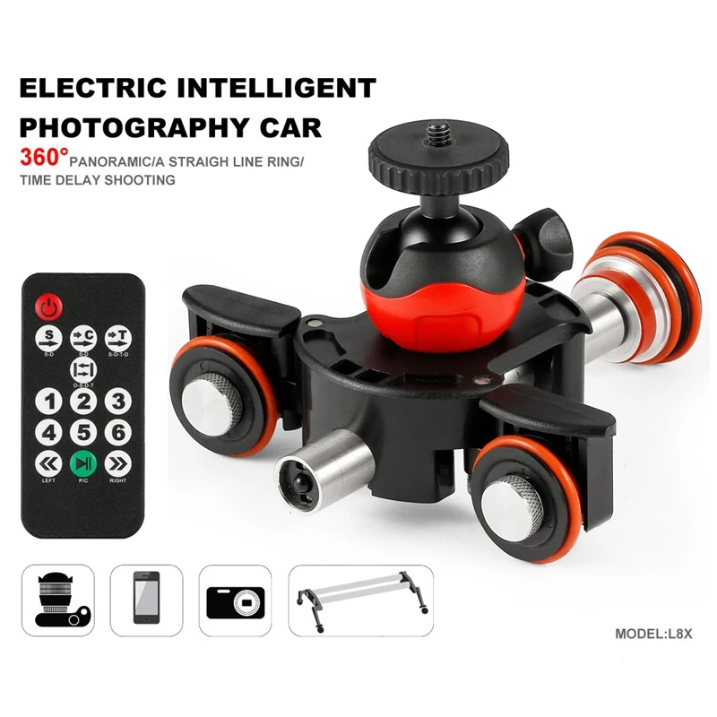 L8X камера видео трек моторизованный Электрический ползунок двигатель грузовик