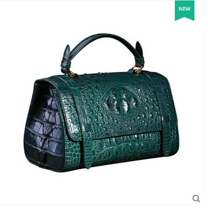 

Дамская сумочка heimanba из крокодиловой кожи, Бесплатная доставка, женская сумка, тайская дамская сумочка, Бостонская сумочка на 15 дней