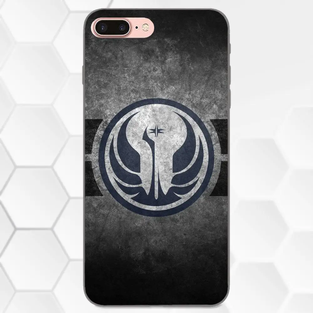 Чехол для телефона из ТПУ Звездные войны с логотипом Rebel Apple iPhone 4 4S 5 5S SE 6 6S 7 8 Plus X XS