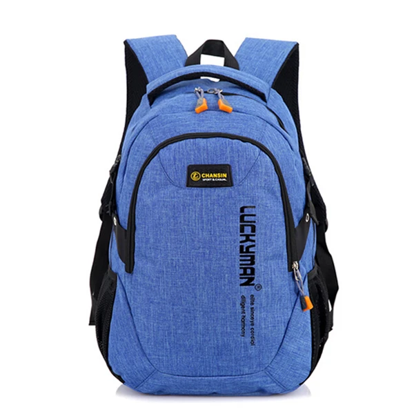 Sky blue Школьные сумки для подростков, школьный рюкзак для мальчиков и девочек, рюкзак для мужчин и женщин, рабочий дорожный рюкзак для ноутбука Mochila - Color: Sky blue