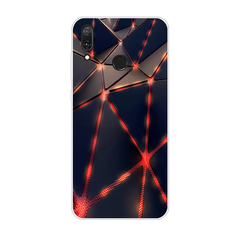 Чехол для Huawei Y7 Prime 2019 с мультяшными собаками и кошками чехол мобильного телефона