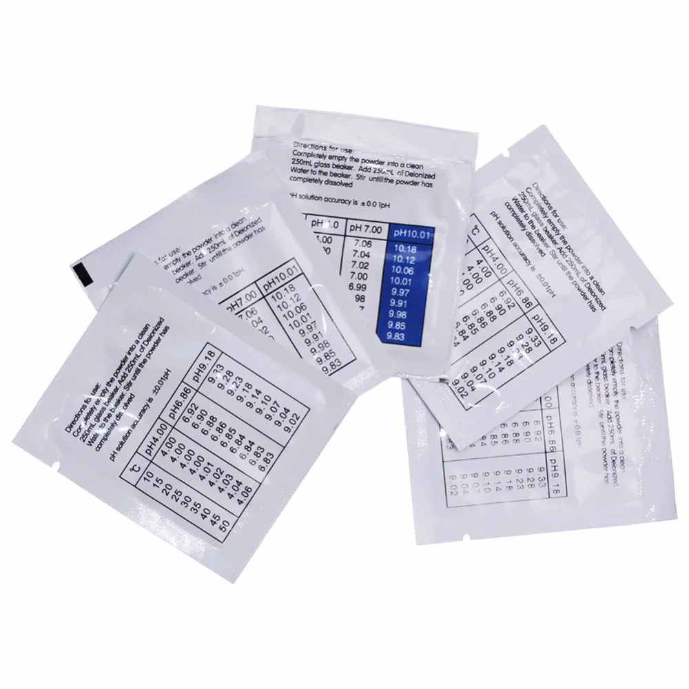 100 шт./компл. PH тестовый измерительный калибровочный раствор буферный порошок 4 01 +