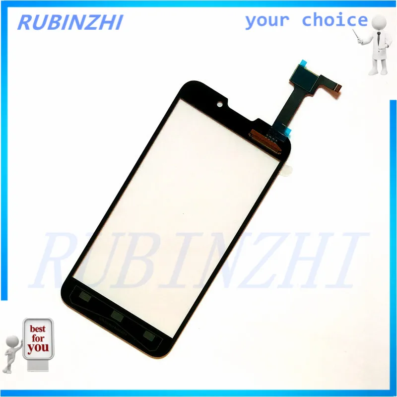 Запасная Сенсорная панель RUBINZHI для ZTE Blade V987 V987s сенсорный экран переднее стекло