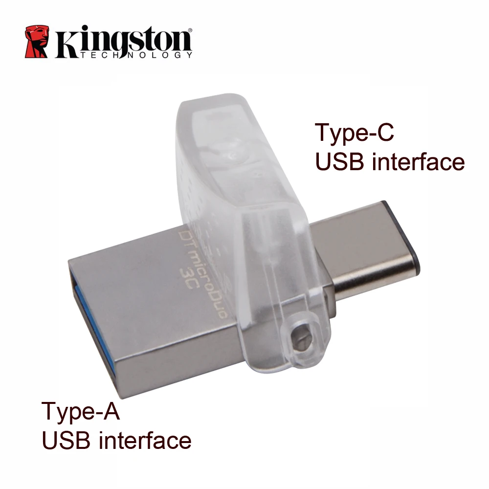 Usb флеш накопитель Kingston OTG Type C 3 1 дюйма USB 0 32/64/128 ГБ|pen drive 3.1|kingston otgusb 3.0 16gb |