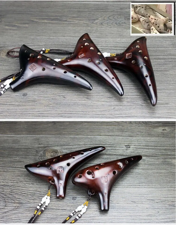 Ocarina профессиональные музыкальные инструменты 12 отверстий Alto C Tone AC Ocarina|Флейта| |