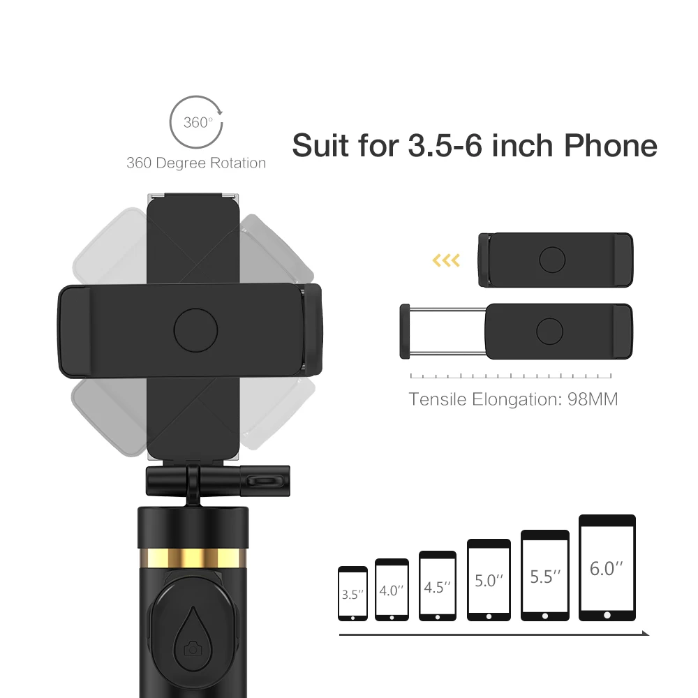 RAXFLY 3 в 1 Мини штатив светодиодный беспроводной Bluetooth селфи палка для iPhone XS складной ручной монопод затвора дистанционного выдвижная