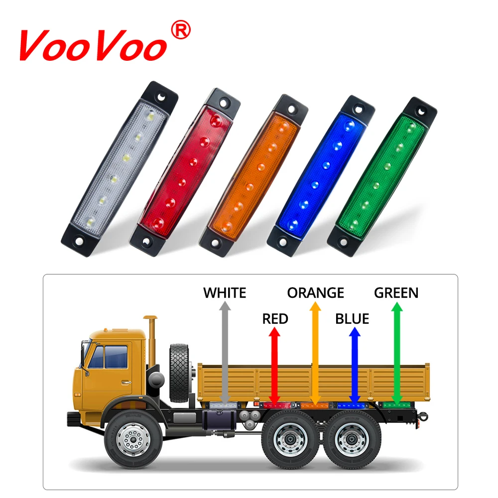 Автомобильный светодиодный фонарь заднего хода VooVoo для грузовика прицепа
