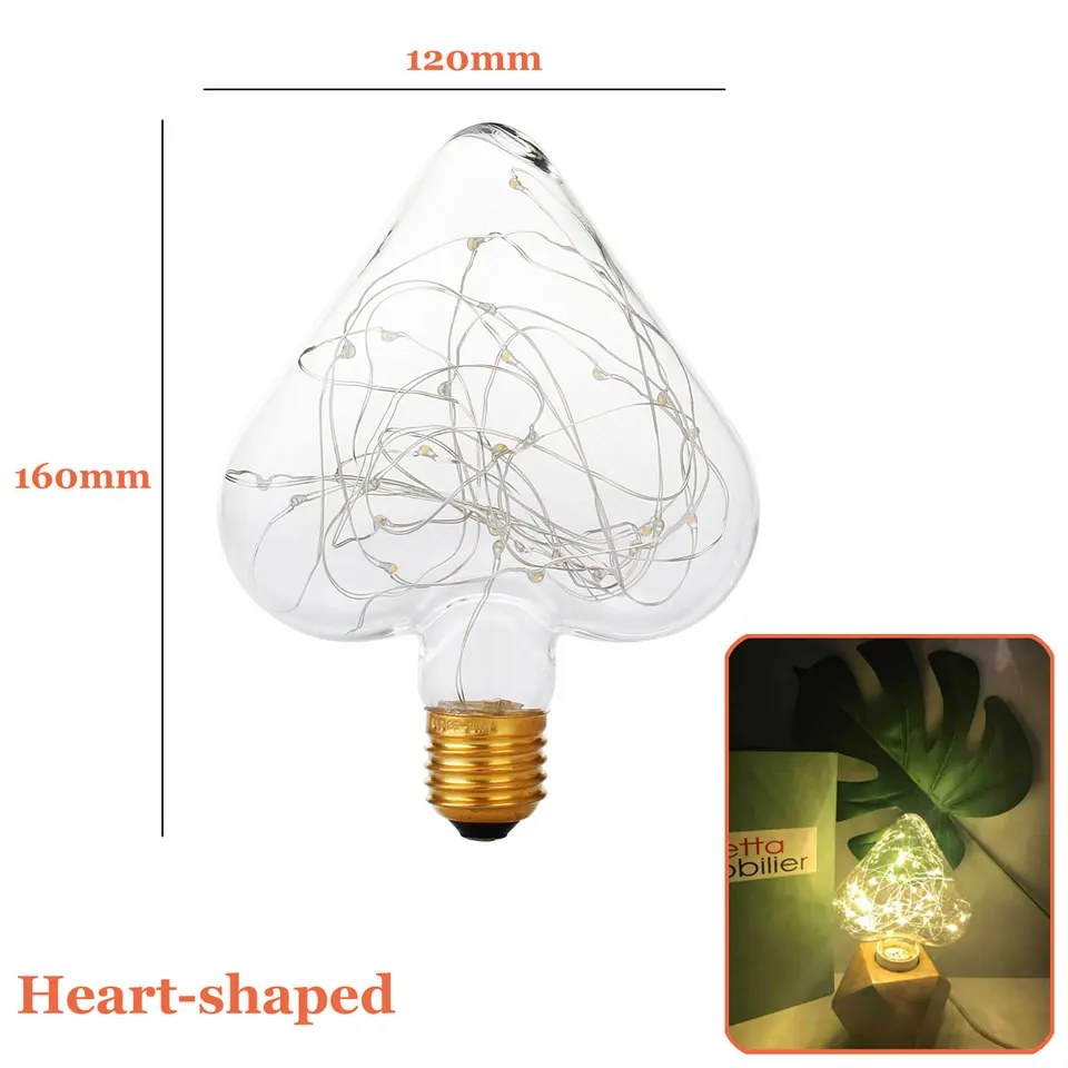 СВЕТОДИОДНАЯ Гирлянда Эдисона E27 3 Вт 85 265 В переменного тока|e27 3w|led edisonlight bulb |