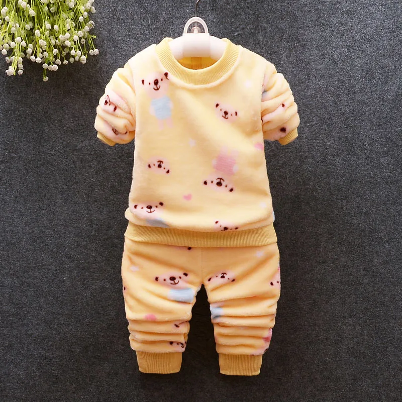 Для новорожденных мальчиков на осень-зиму комплект одежды малышей теплая