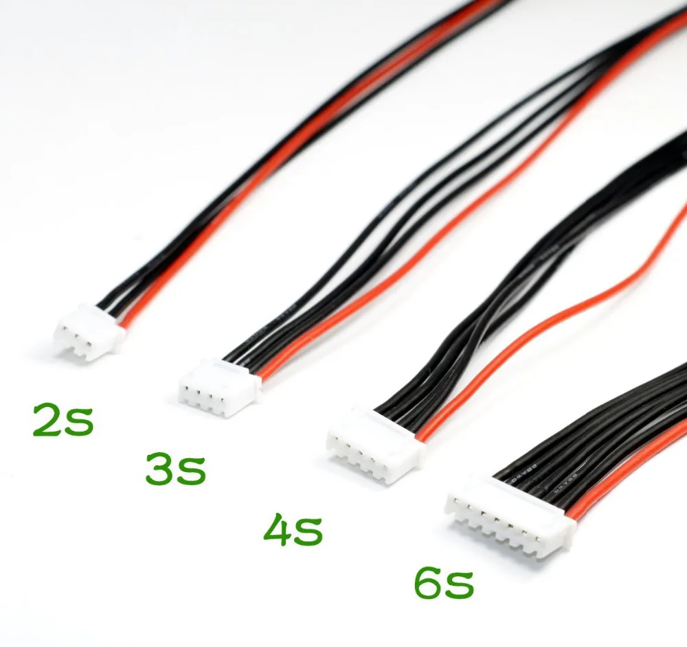 

HOBBYMATE JST-XH 2S 3S 4S 6S Lipo Balance Wire Extension Cable Lead Cord 20CM 22AWG for Lipo Battery Charger 5PCS/LOT