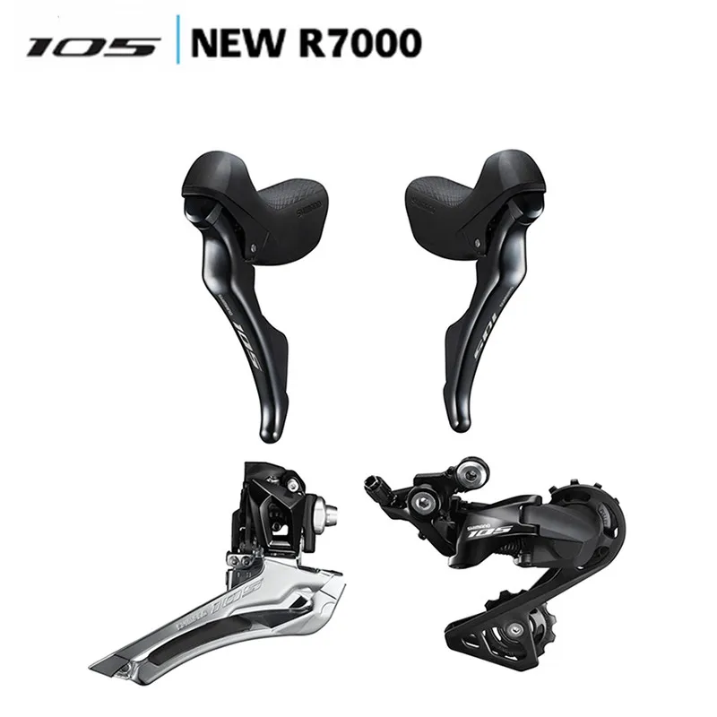 SHIMANO 105 R7000 указано переключения передач для дорожного велосипеда на переднее