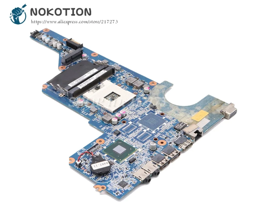 Материнская плата NOKOTION 636373-001 для ноутбука HP G4-1000 G6 G7 материнская DA0R13MB6E0 HM65 DDR3 UMA |