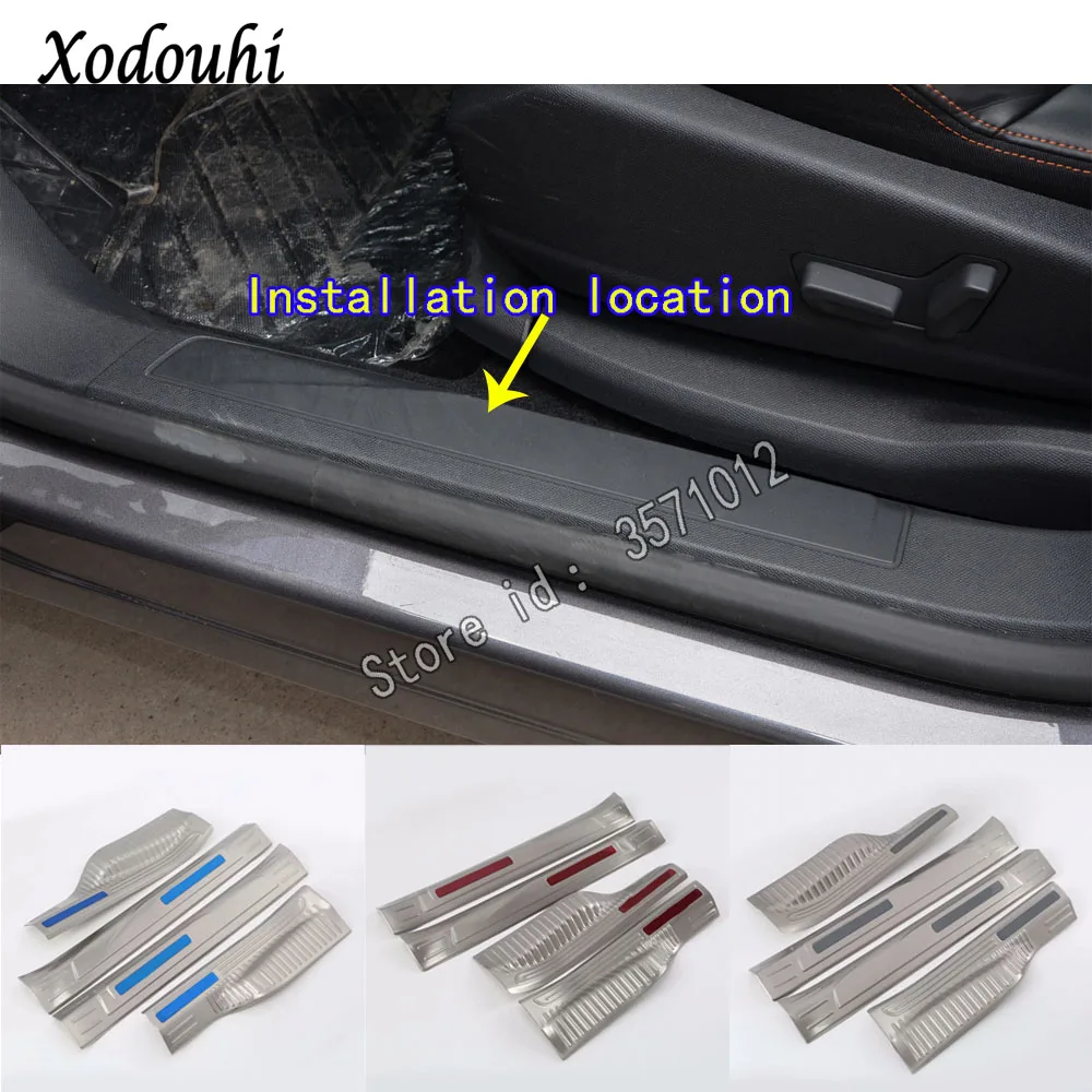 Накладка на порог для Peugeot 3008 GT 3008GT 2016 2017 2018 2019 2020|Буксиры и подвесные подножки| |