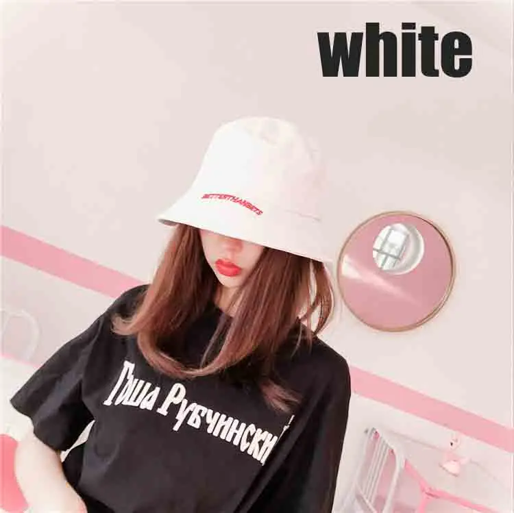 Casual sun Hats Foldable Letter Embroidery cotton bucket hat p162 | Аксессуары для одежды