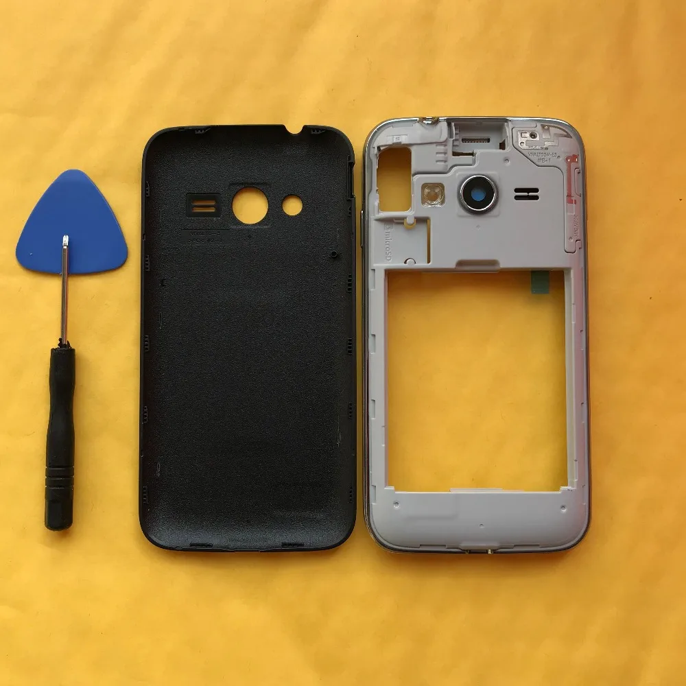 

For Samsung Galaxy ACE 4 G313 G313F G313H G313HZ Original Mobile Phone Case Housing Middle Frame Cover With Rear Battery Door