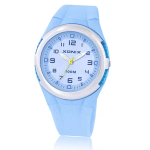 Хит! Часы женские кварцевые Светодиодные, модные водонепроницаемые до 100 м, для плавания и дайвинга