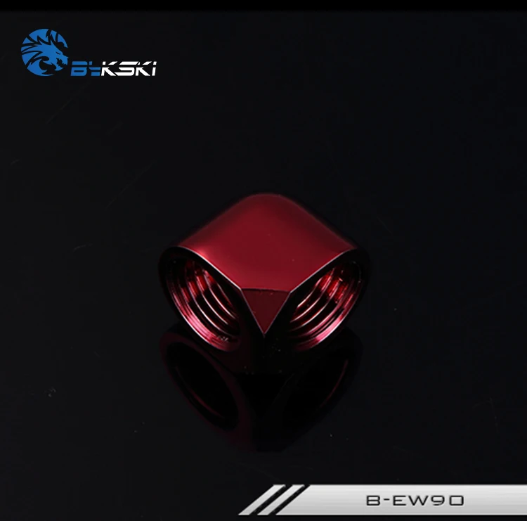 Bykski B-EW90, Двойная Внутренняя резьба 90 градусов фитинги, G1/4 ''бутик несколько цветов