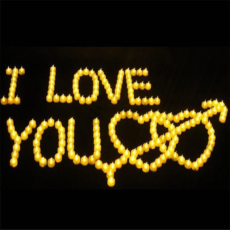 10 шт. Светодиодная свеча дневная беспламенная Мерцающая светодиодная чайная